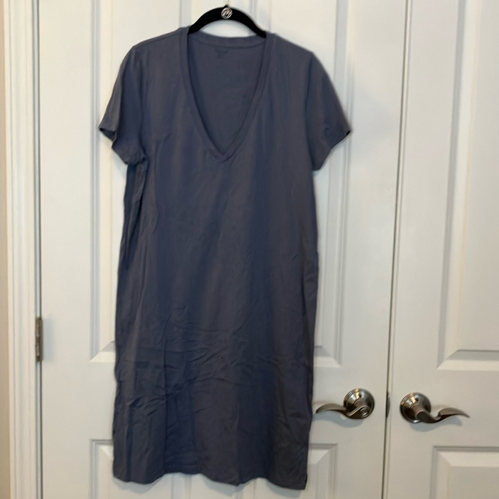 Madewell V Neck Tee Dress